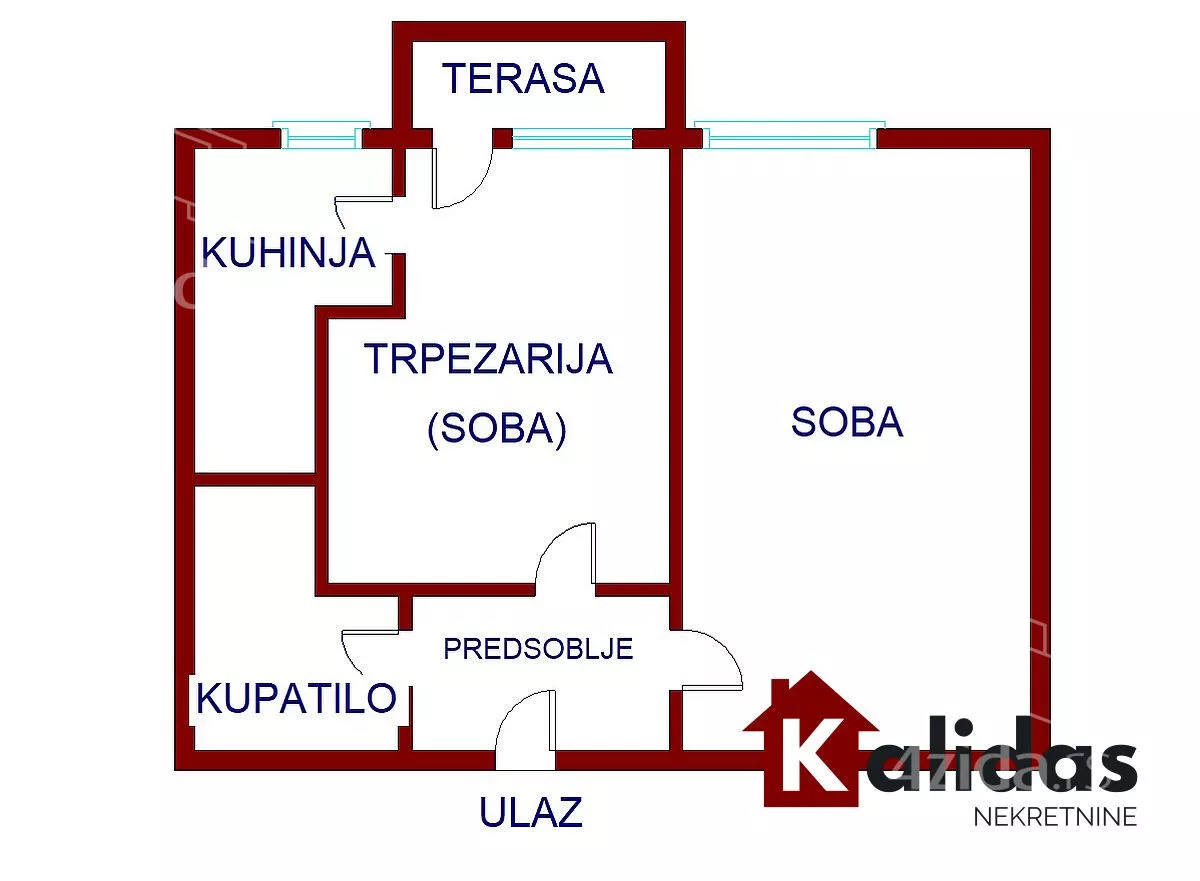 Jednosoban stan | 4zida