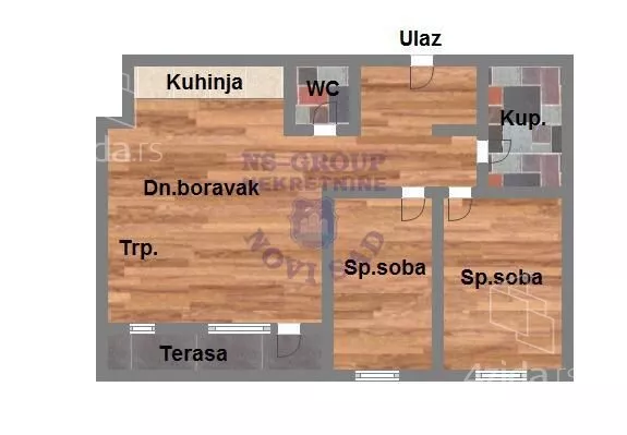 Trosoban stan | 4zida