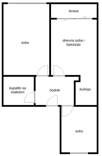 Trosoban stan | 4zida