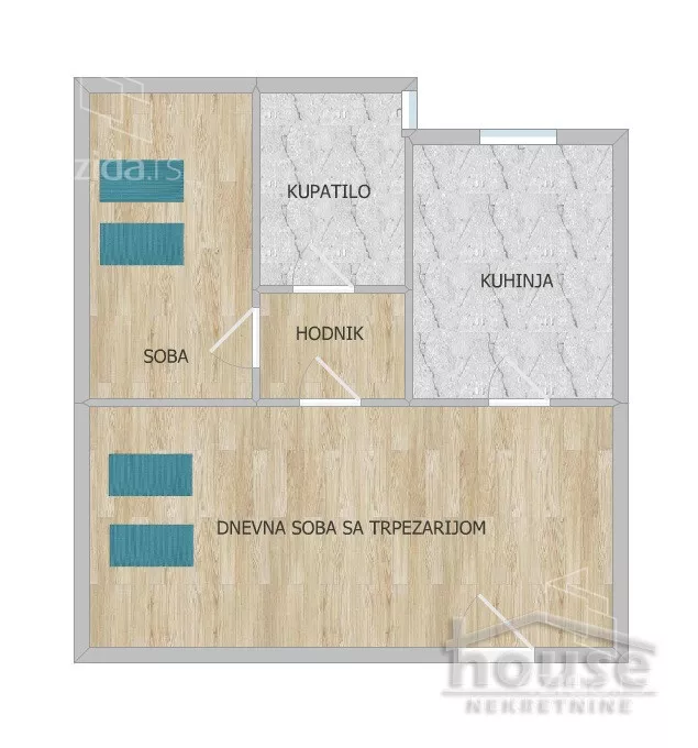 Jednoiposoban stan | 4zida