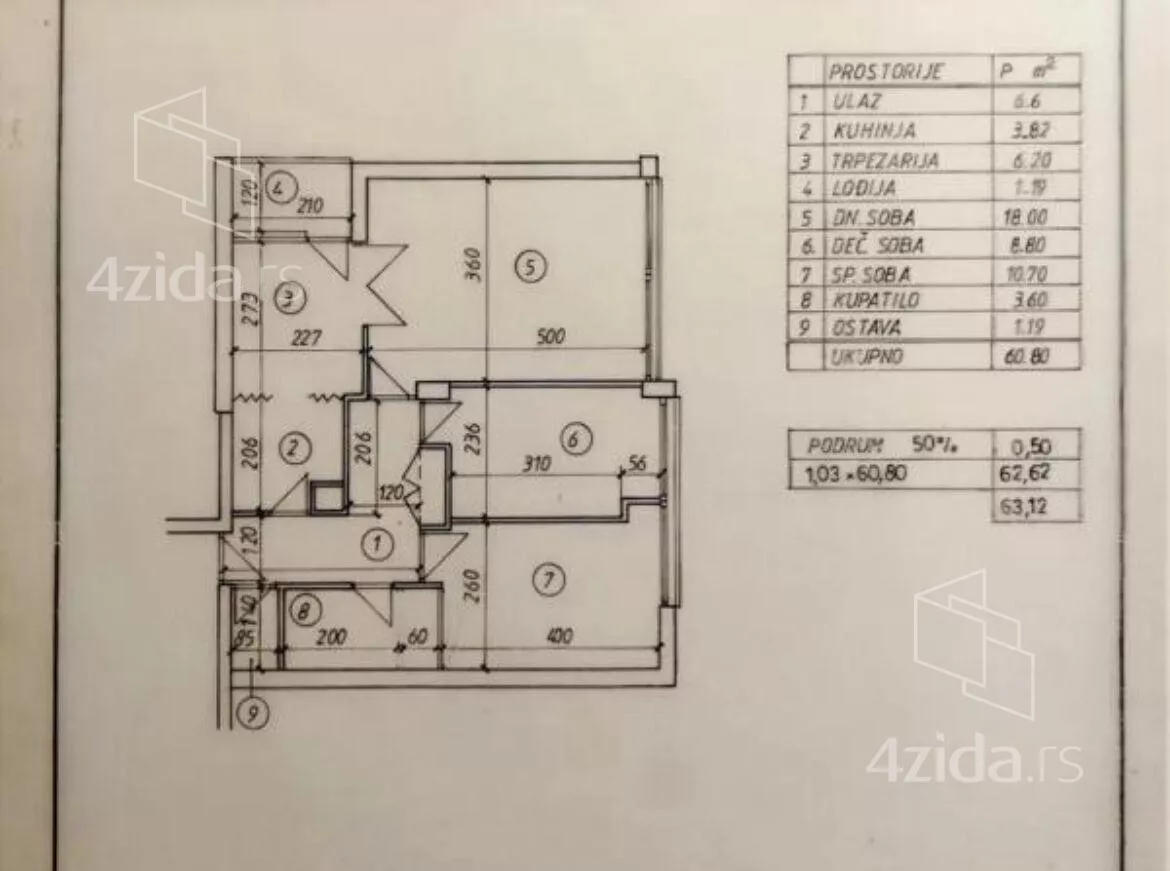 Trosoban stan | 4zida