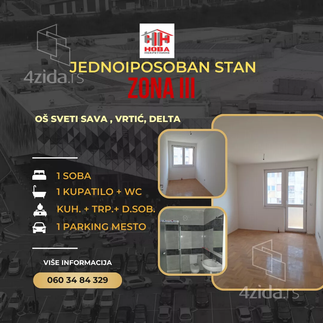 Jednoiposoban stan | 4zida