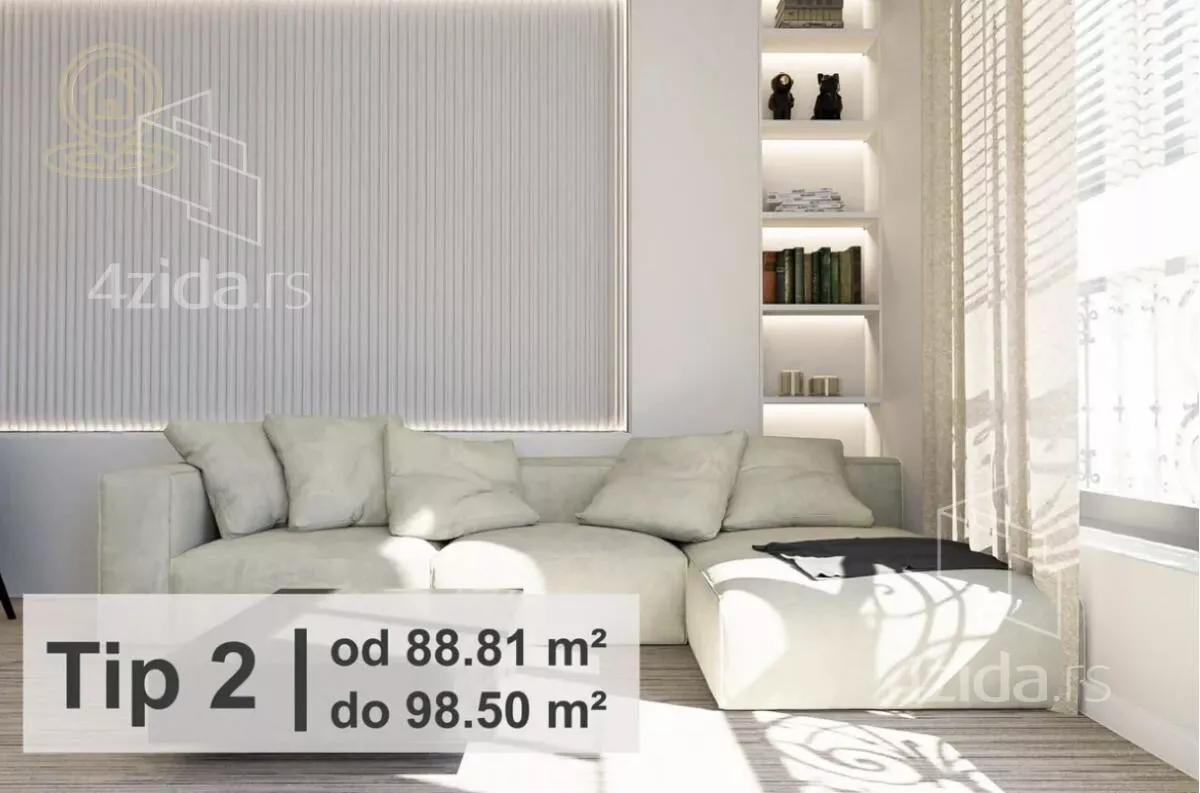 Jednoiposoban stan | 4zida