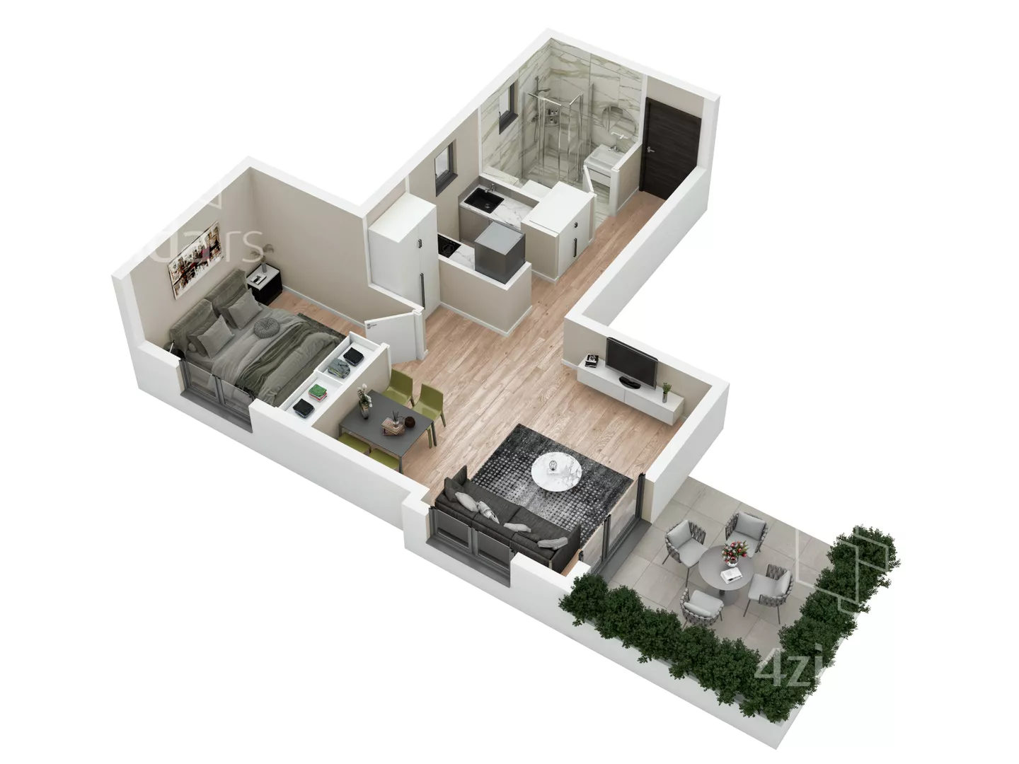 Dvosoban stan | 4zida