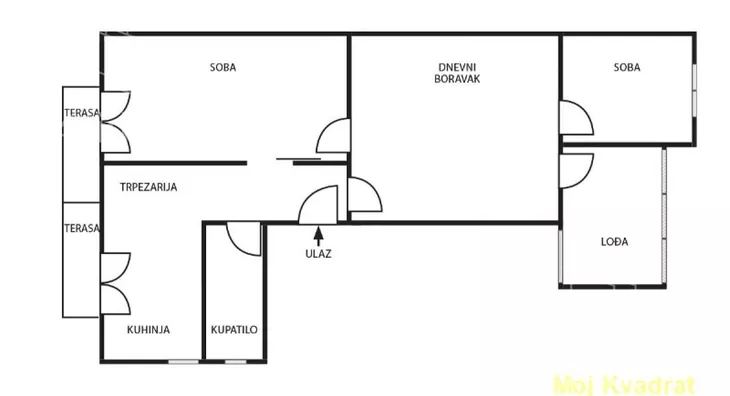 Trosoban stan | 4zida