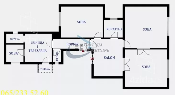 Četvoroiposoban stan | 4zida