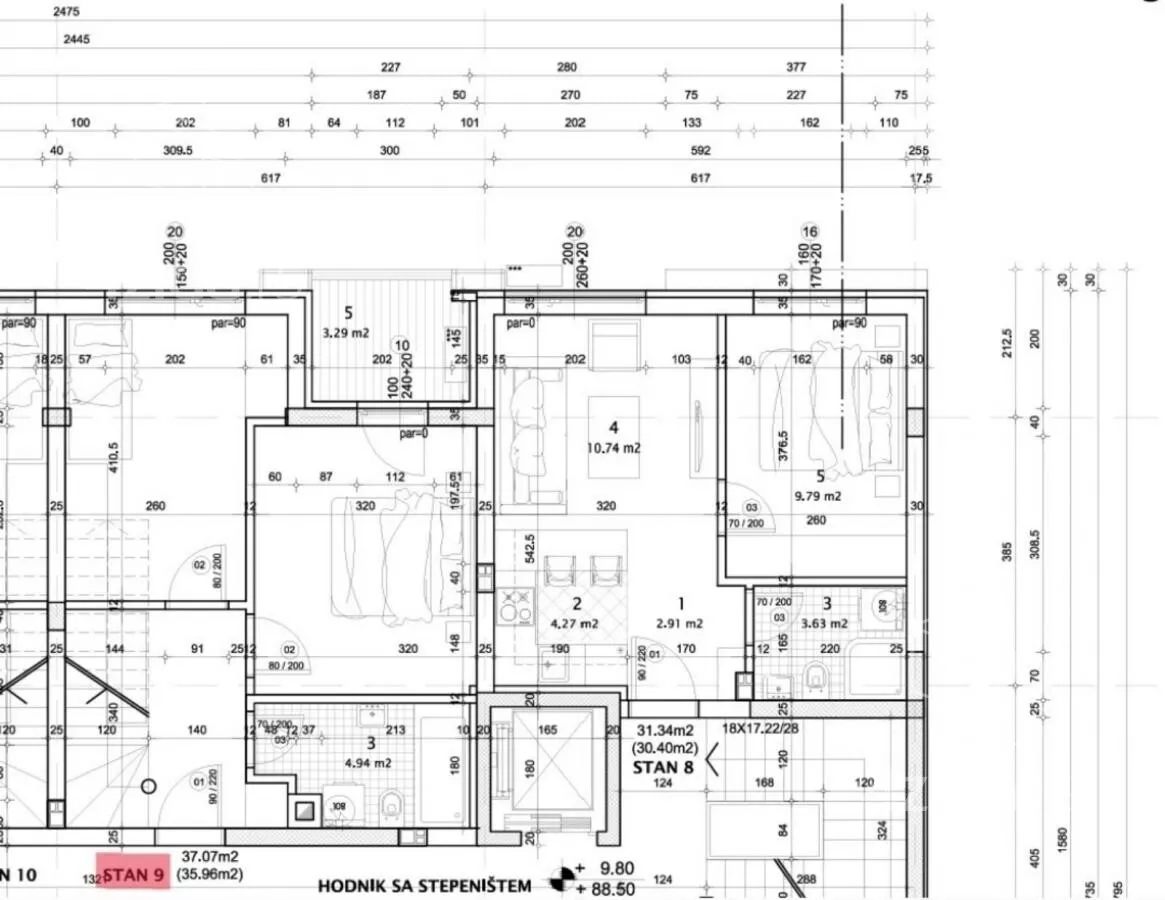 Petosoban stan | 4zida