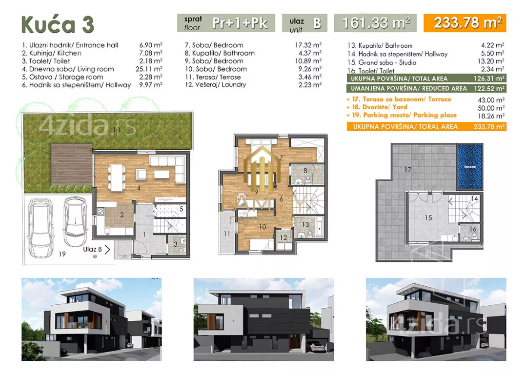 3-etažna kuća | 4zida