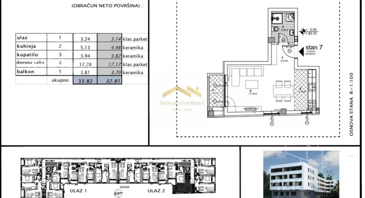 Jednoiposoban stan | 4zida
