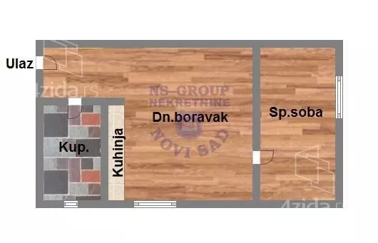 Jednoiposoban stan | 4zida