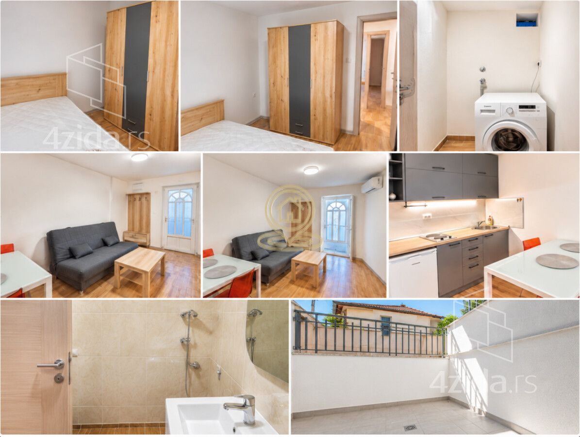 Однокомнатная квартира с гостиной для сдачи в аренду, Петроварадин, 300€, 45м² — фото
