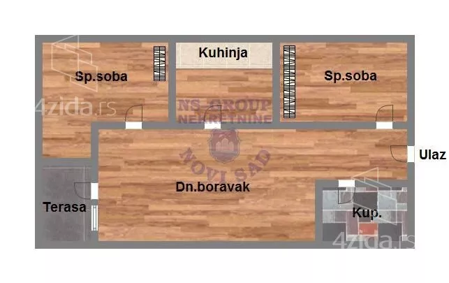 Trosoban stan | 4zida