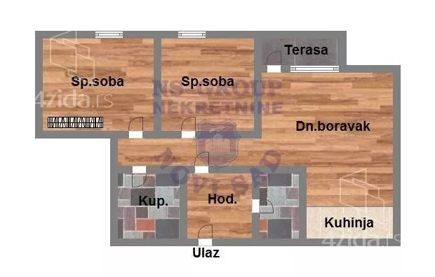 Trosoban stan | 4zida