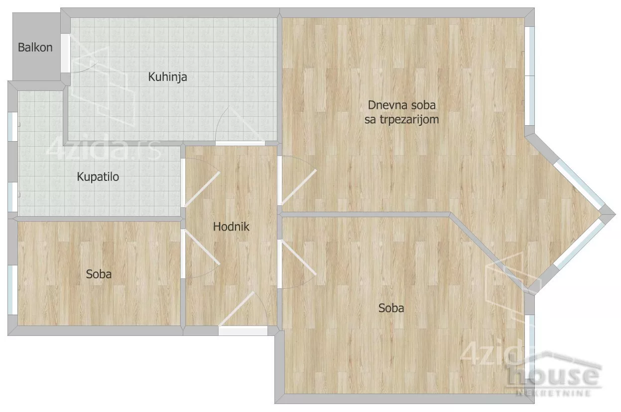 Troiposoban stan | 4zida