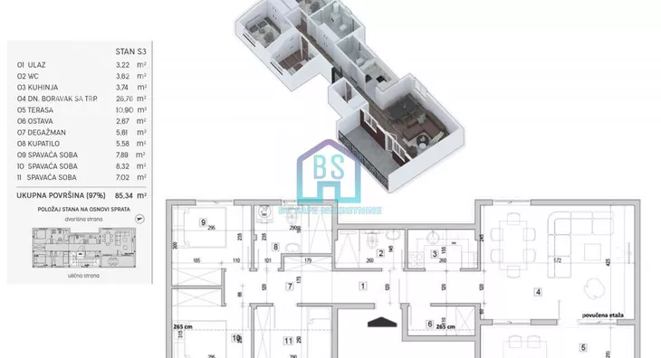 Četvorosoban stan | 4zida