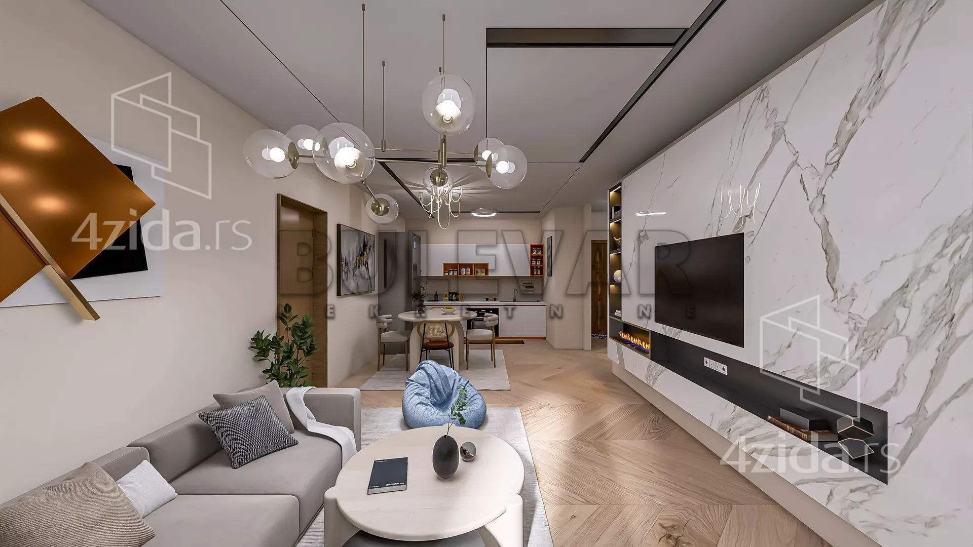 Trosoban stan | 4zida