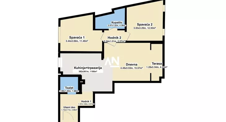 Trosoban stan | 4zida