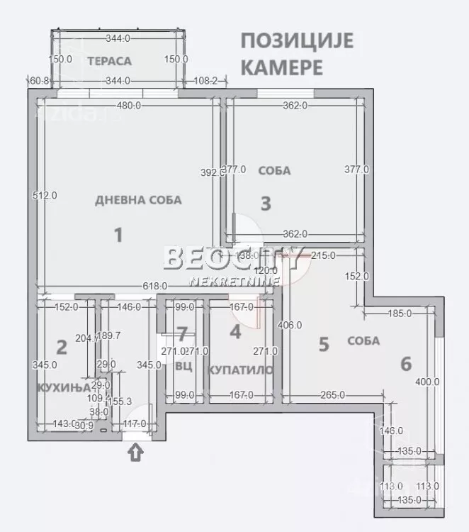 Trosoban stan | 4zida