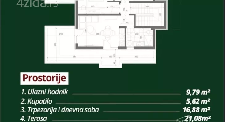 Trosoban stan | 4zida