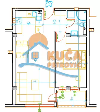 Jednoiposoban stan | 4zida