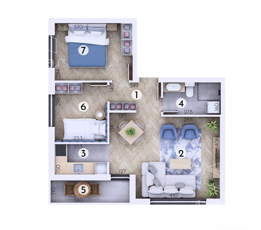 Dvoiposoban stan | 4zida