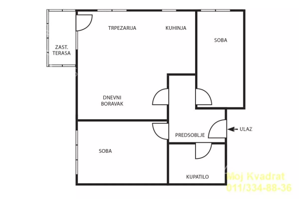 Trosoban stan | 4zida