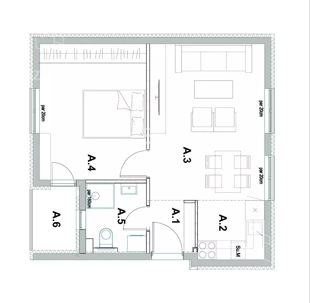 Dvosoban stan | 4zida