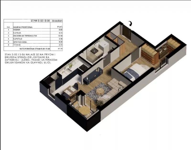 Dvosoban stan | 4zida