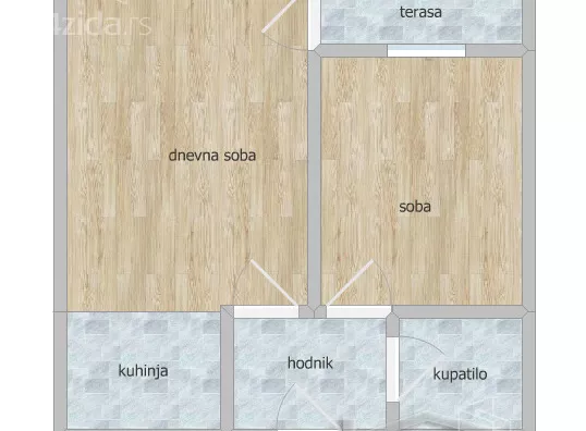 Dvosoban stan | 4zida