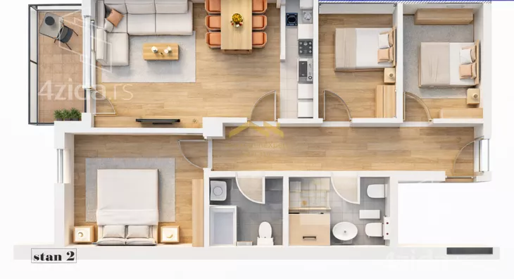 Četvorosoban stan | 4zida