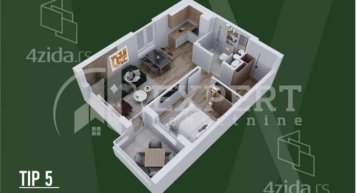 Dvosoban stan | 4zida