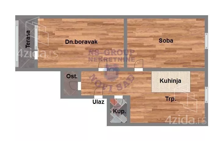 Dvosoban stan | 4zida
