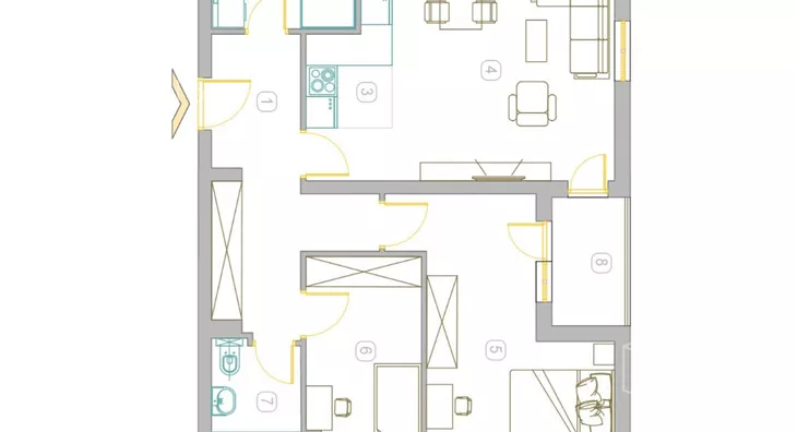 Trosoban stan | 4zida