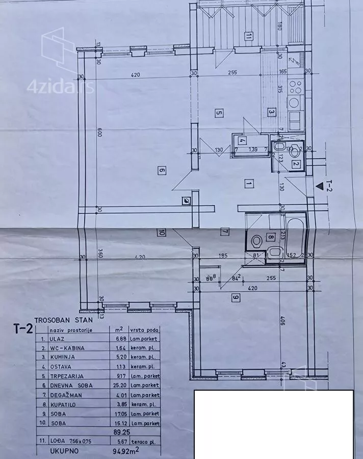Trosoban stan | 4zida