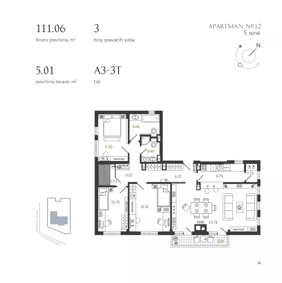 Četvorosoban | 4zida