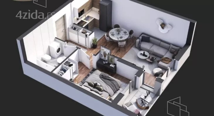 Dvosoban stan | 4zida