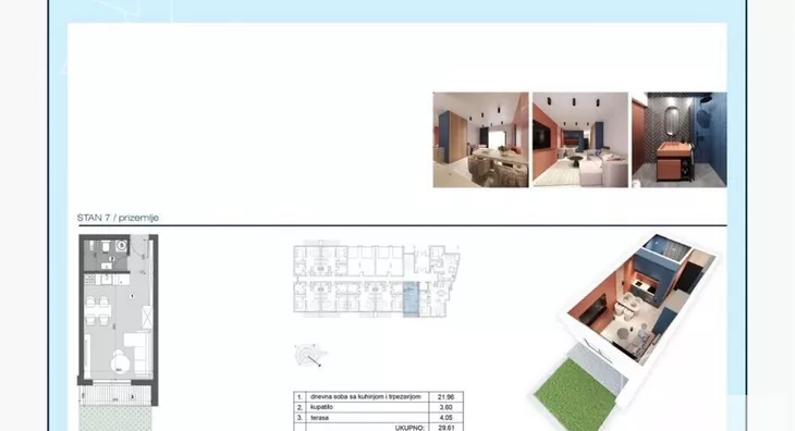 Jednosoban stan | 4zida