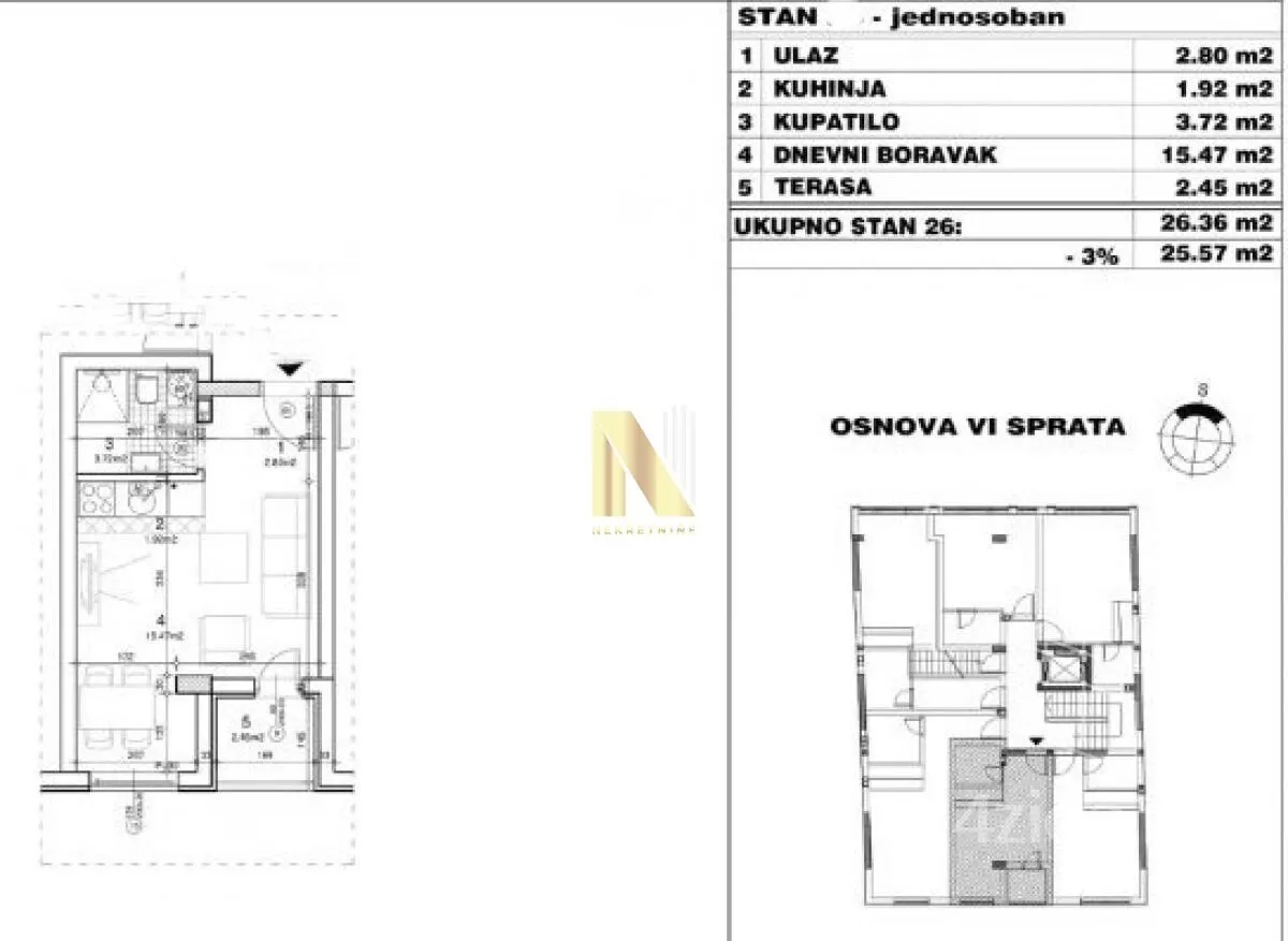 Garsonjera | 4zida