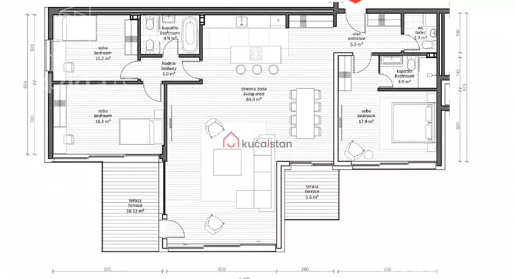 Četvorosoban stan | 4zida