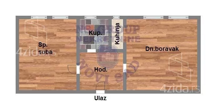 Jednoiposoban stan | 4zida