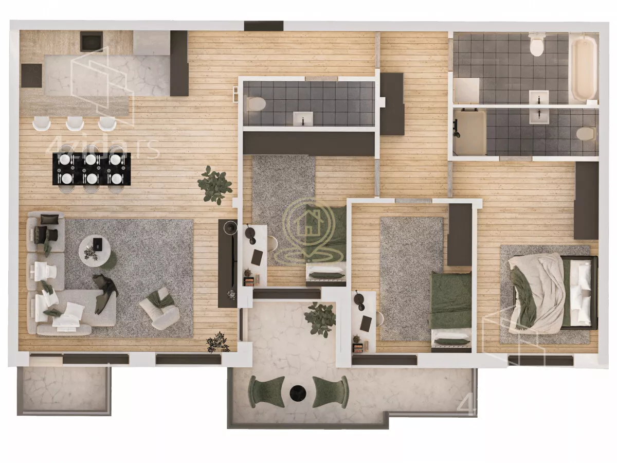 Četvorosoban stan | 4zida