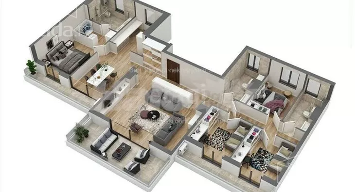 Petosoban stan | 4zida