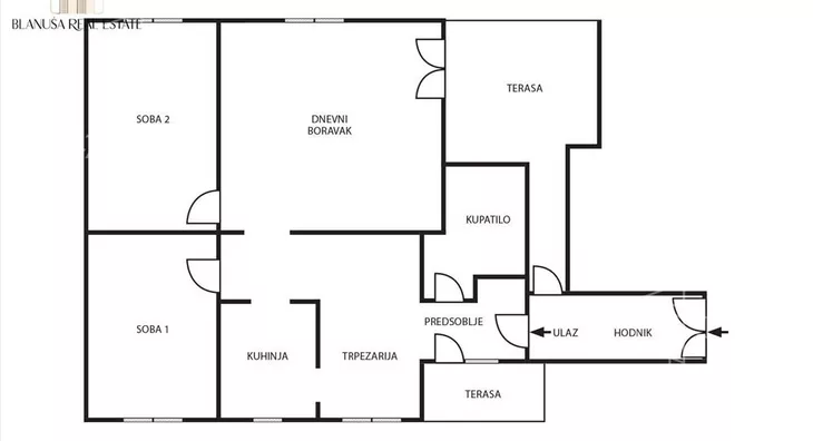 Trosoban stan | 4zida