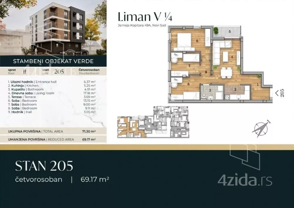 Četvorosoban stan | 4zida