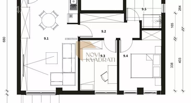 Trosoban stan | 4zida