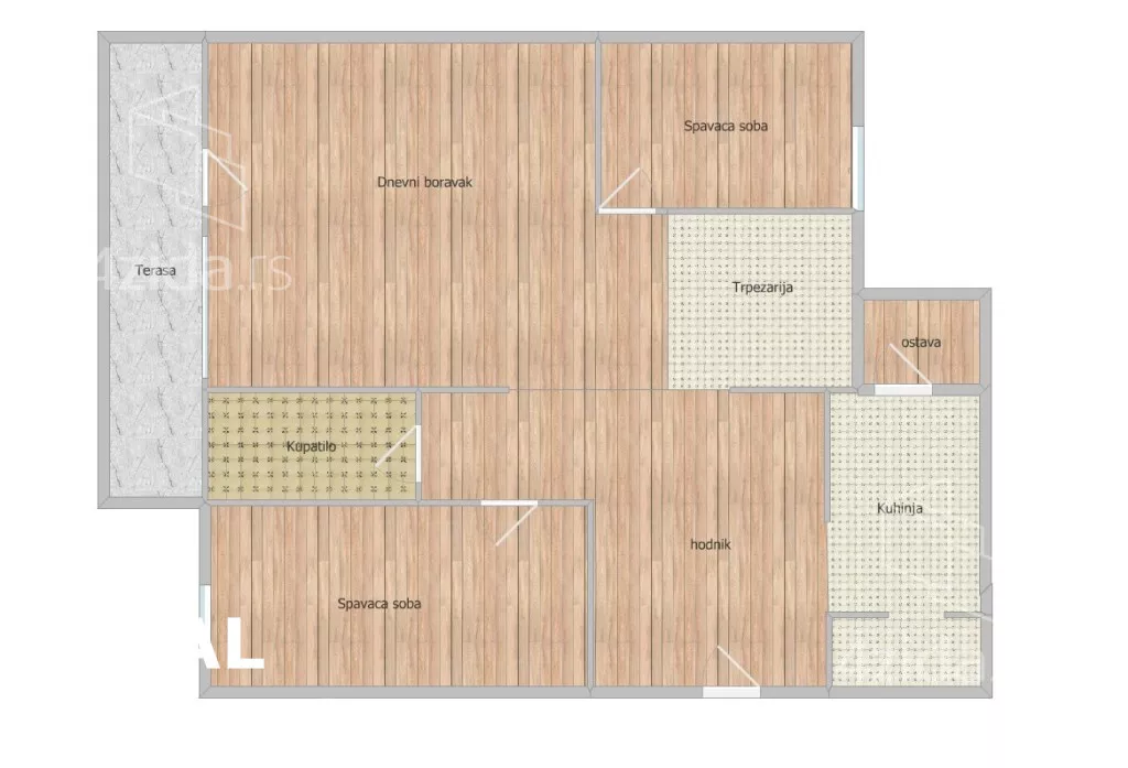 Trosoban stan | 4zida