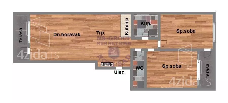 Trosoban stan | 4zida