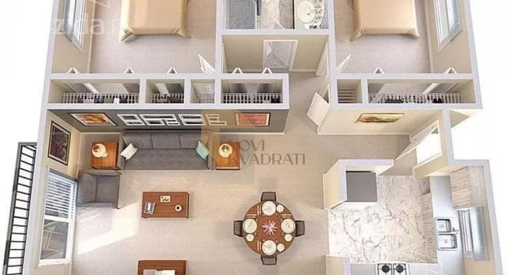 Trosoban stan | 4zida