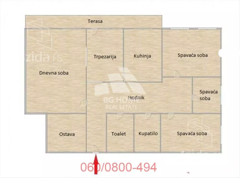 Troiposoban stan | 4zida