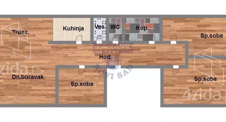 Četvorosoban stan | 4zida